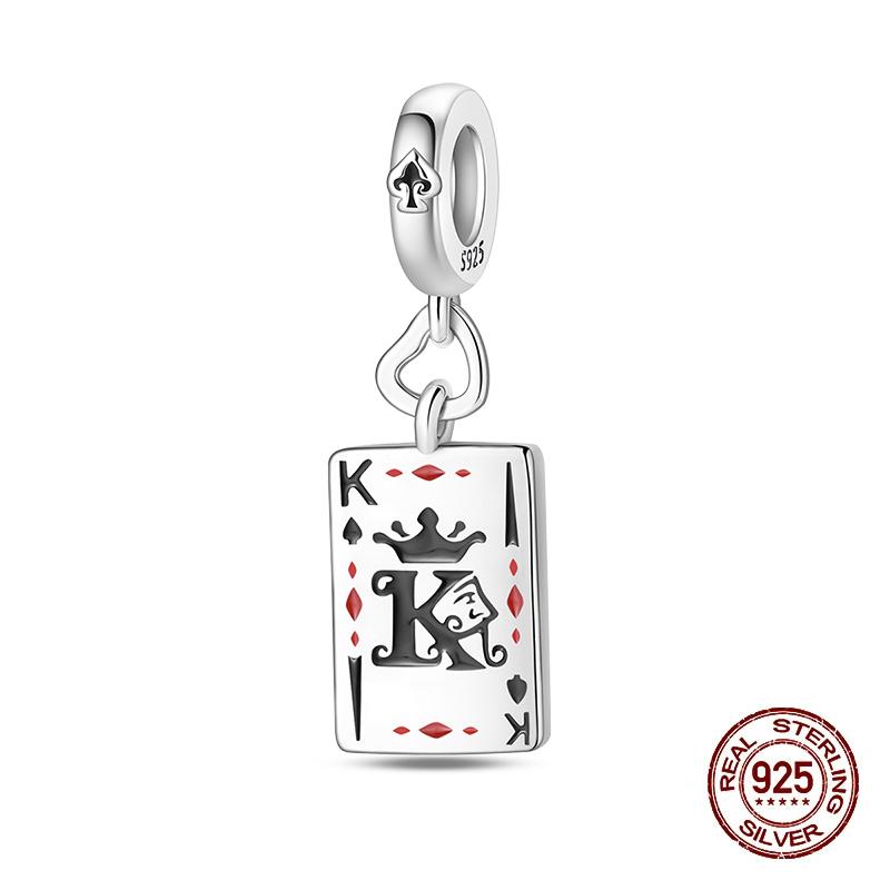 100% 925 Silver Tarot Collection Pendant DIY Hourglass Beads Fit Pandach Original Bracelet Women Jewelry Birthday Gift