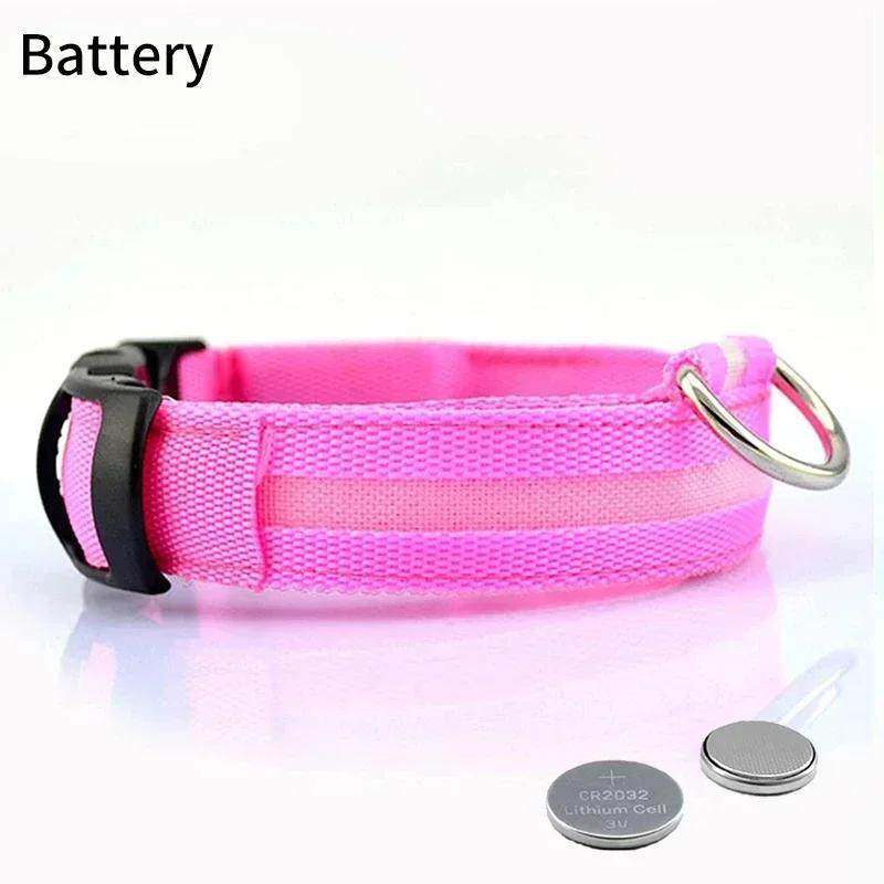 

Dog Pet Led Glowing Collar Usb Rechargeable Night Light Luminous Flashing Necklace Anti-Lost Outdoor Walking Safety Accesorios M(37-46cm)