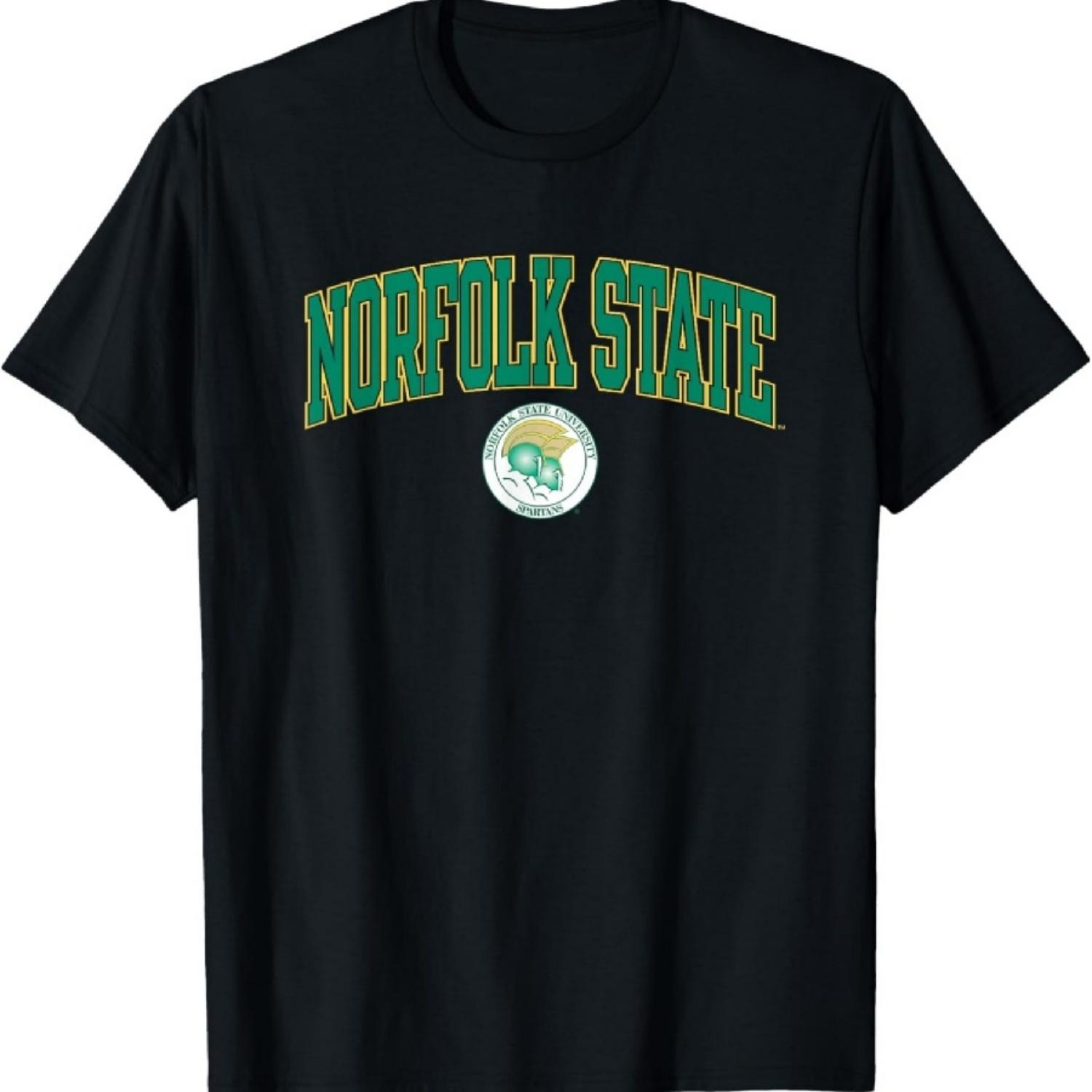 

Norfolk State Spartans Arch Over Officially Licensed T-Shirt XXXXXL чорний