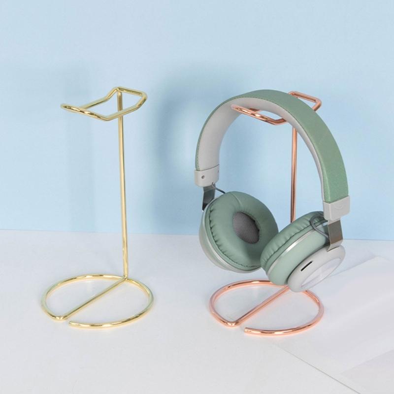 Headsets Stand Metal Headphones Holder Durability for Music Lovers Gamers and Office Professionals