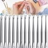 58Pcs/Set Portable Crochet Kit, DIY Beginner Crochet Knitting Hook Set With Storage Bag Material Pack and Storage Tools