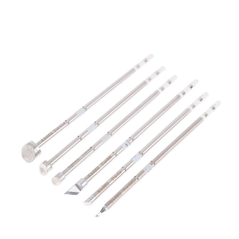 T12-Bk/Sku/C6/C8/C10/C15 Series Welding Iron Tips Oled&Stc-Led T12 Soldering Station P9/M8/9501 Handle Rework