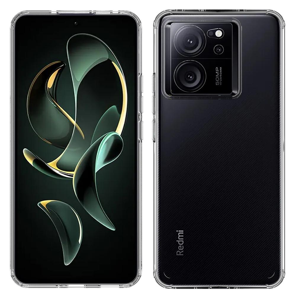 

For Xiaomi 13T/13T Pro/Redmi K60 Ultra Phone Case TPU+Acrylic Clear Back Cover A