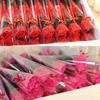 8pcs/lot Artificial Bath Carnation Soap Flowers Mother's Day Gift Party Decoration Valentine's Day Gift