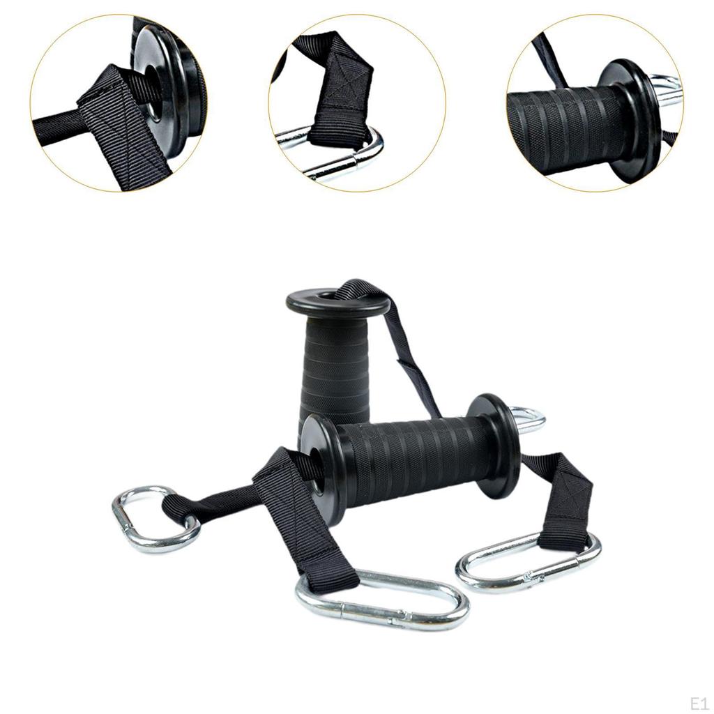 Conical Rope Handles Pulldown Attachment Versatile Comfortable Grip Exercise Handle Triceps Press