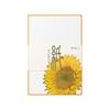 Midori Postkarte Sommerbrief Folie Sonnenblumenmuster 88733006