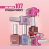 Stunning Nail Lacquer | Chip Resistant, Quick Drying Nail Paint | Highly Pigmented with High Shine Nail Polish |  10ml