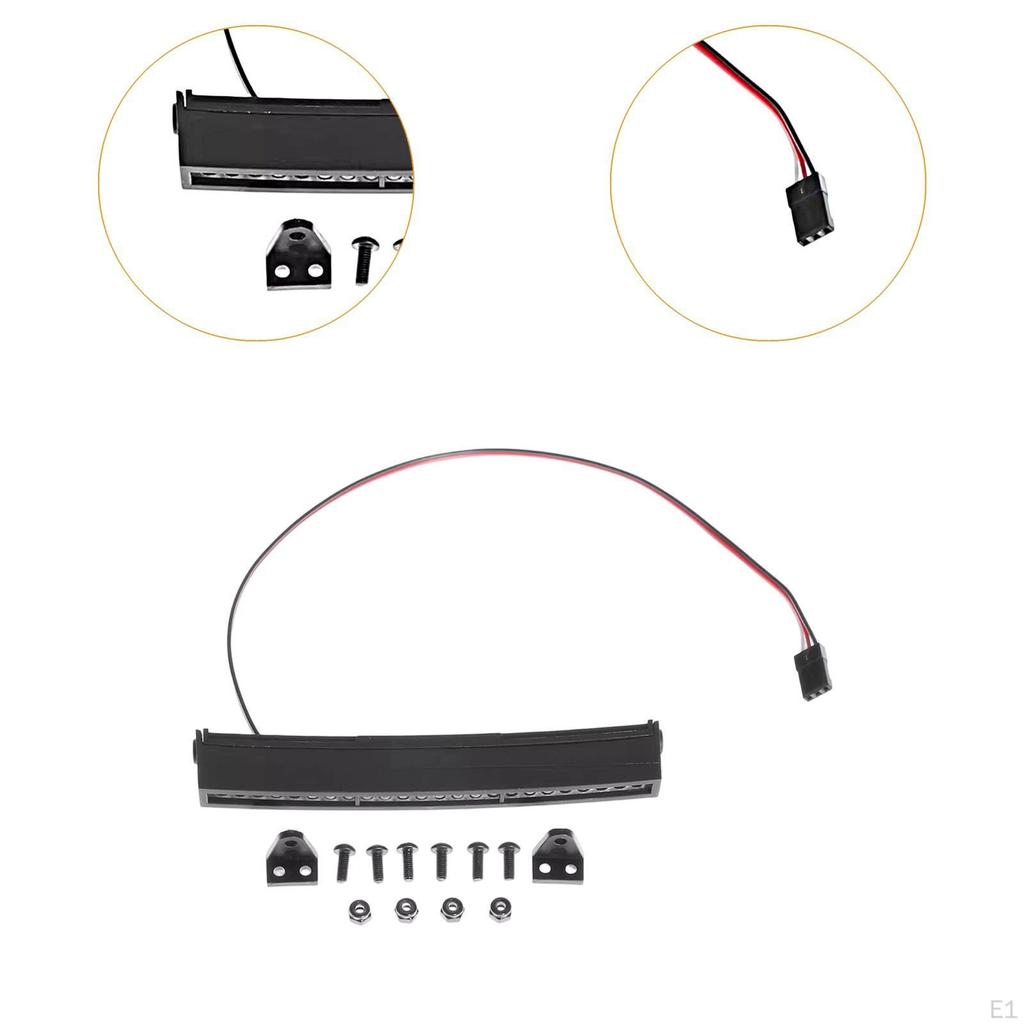 RC Car Roof Light Aluminum Alloy Supplies Professional Direct Replace Simple Installation