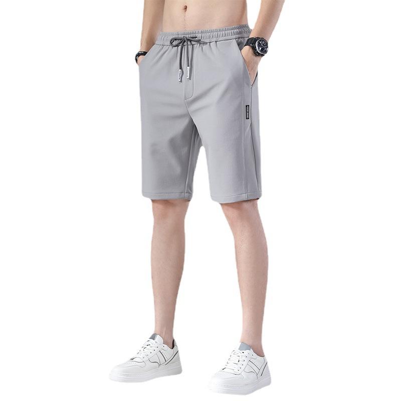 Pánské šortky Letní ležérní Pětipalcové šortky Volné Měkké Všestranné Pánské šortky Tenké Pánské kalhoty Na nošení Ledové hedvábí