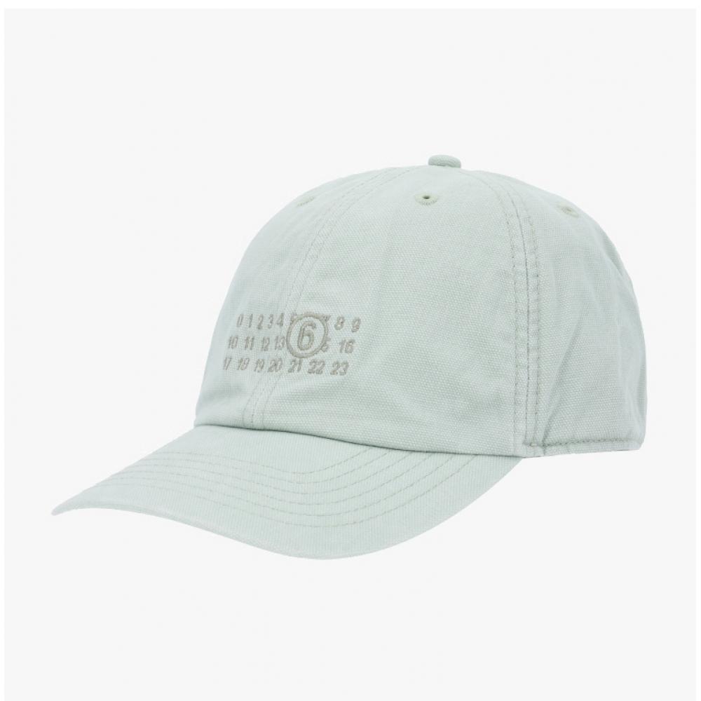 Maison Margiela Mm6 Logo Baseball Cap Sh0tc0008 M35346