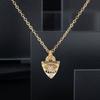 Rhinestone Demon Eye Necklace Copper Gold Plated Turkish Eye Neck Chain Devil's Eye Necklace  Girls