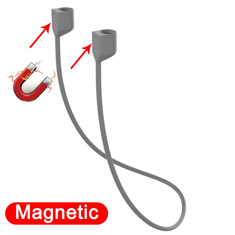 Earphone Rope Strap for Apple Bluetooth Headphone Holder Cord for AirPods 2 3 pro Anti-Lost Neck Strap Magnetic Silicone String