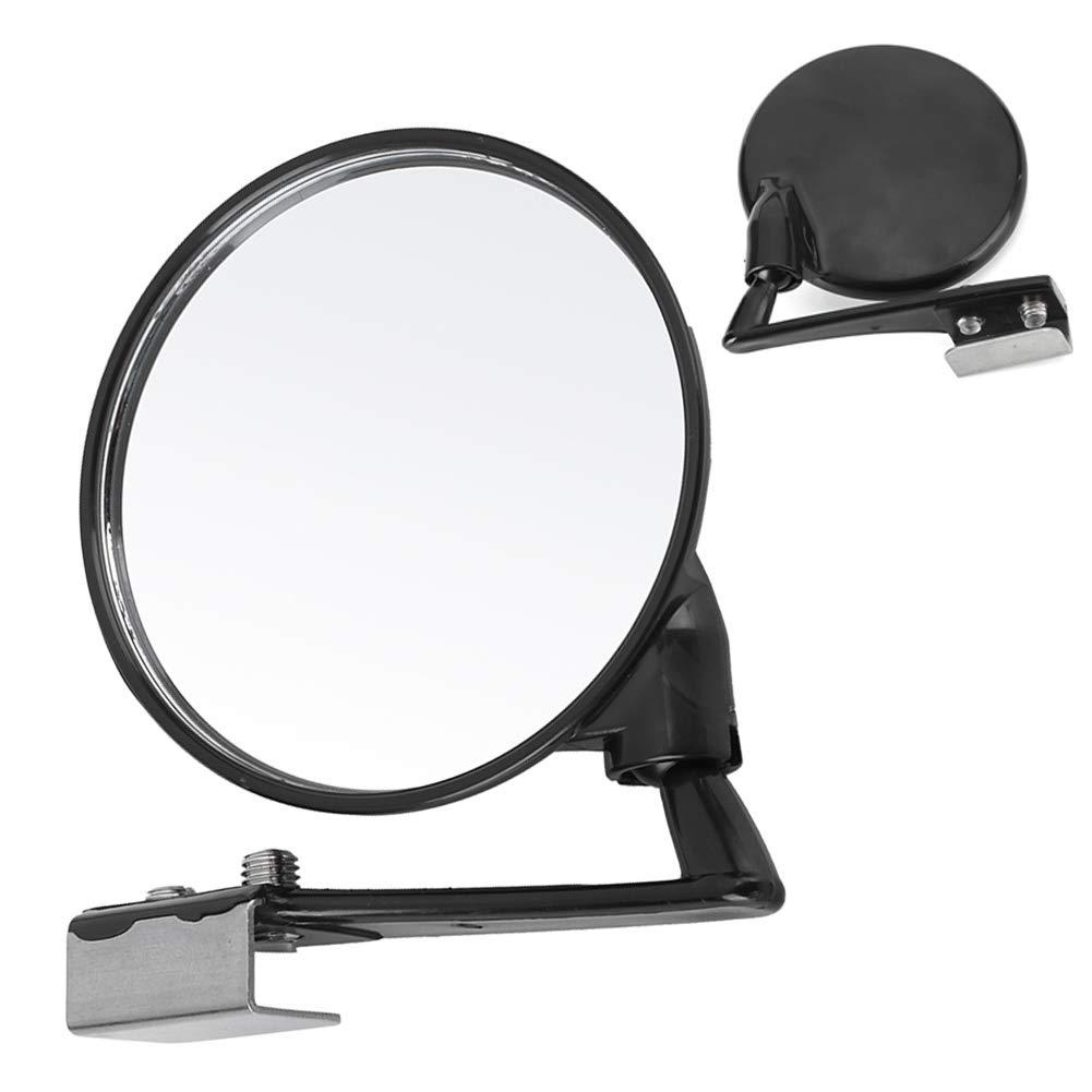 Side Blind Spot Mirror for Outside Front Adjustable Checks Diagonal and Rear Blind Improves and Car Accessories Wide-Angle Mirror, Wheels, 360° Angle,