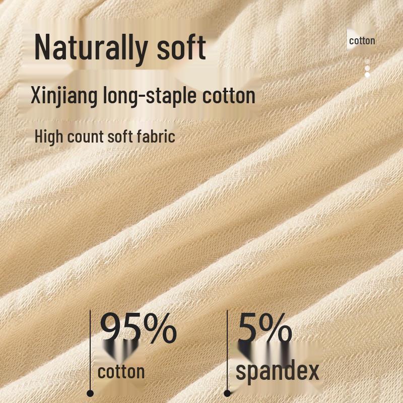 Yuzhaolin Men's Pure Cotton Boxer Briefs