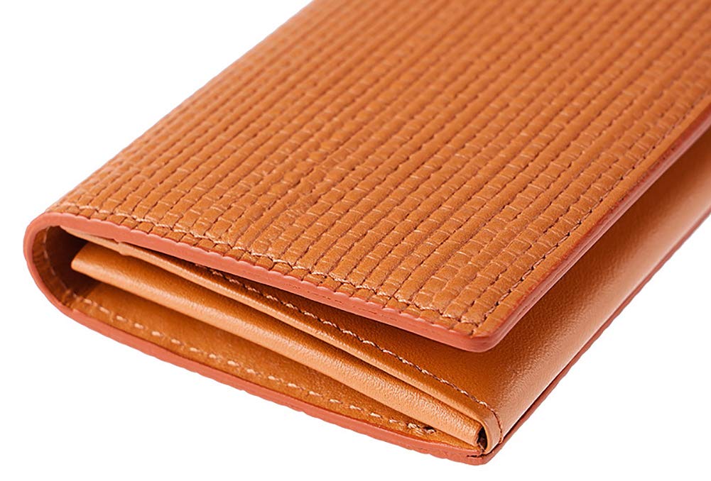 Business Card Holder Center Fold Lejute 8763 [Kipris] (with Gusset) (Orange)