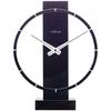 Nextime Carl Small Table or Wall Clock Wood/Steel Black - 34cm