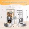 Pet Cage Hanging Water Dispenser Cat Dog Automatic Water Fountain Feeder Cage Pet Food Bowl