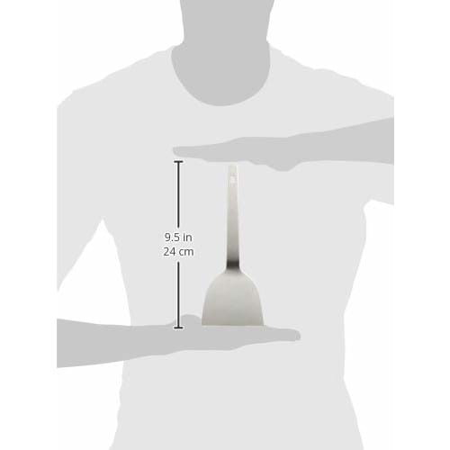 Uchiyama Seisakusho Antibacterial Okonomi Spatula, 3 Inches, 18-8 Stainless Steel, Japan, GOK10030