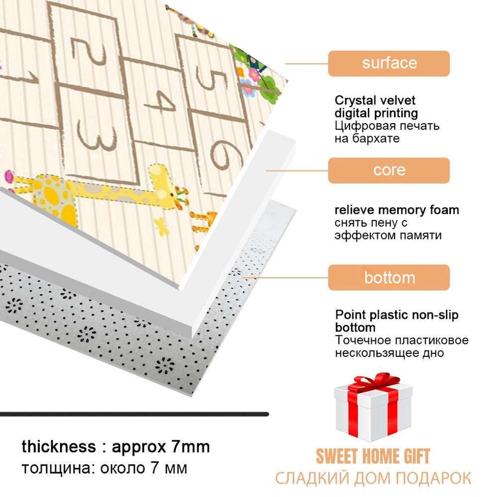 Pastoral Blume Hirsch Teppich Wohnzimmerbereichsteppich Ozean Fisch Delfin Schlafzimmerteppich Memory-Schaum Bachdruck Küchenteppich Fußmatte