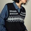Women's Nordic Fair Isle Jacquard Knit Vest
