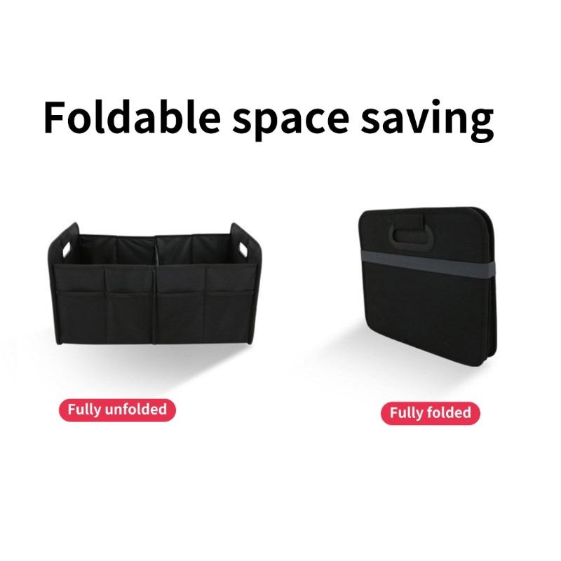 Waterproof Car Trunk Storage Organizer Foldable Box Large Capicicty for Shopping Travel Organizing Essential Accessories