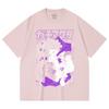 230 g/m² 100% Baumwolle Gachiakuta V4 Jabber Print Unisex Schweres Baumwoll-T-Shirt