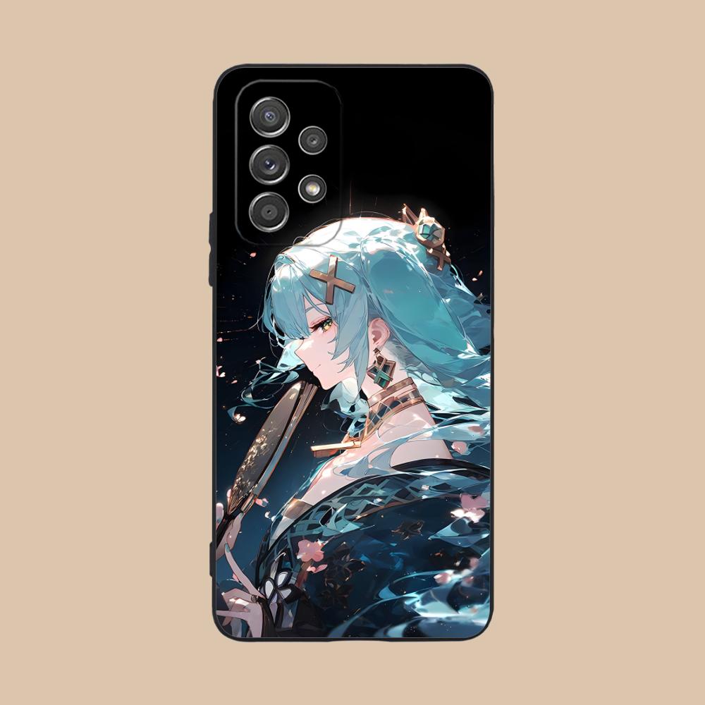 Game GI Faruzan Matte TPU Mobile Phone Case for Samsung Galaxy M55 54 42 35 34 33 32 23 22 15 14 13 12 F55 5G Colorful Cover
