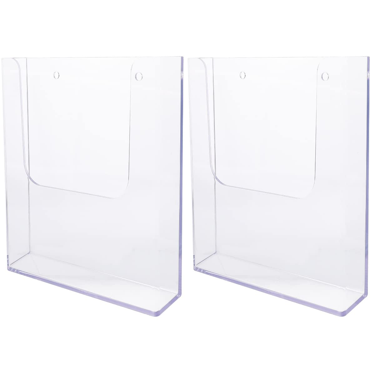 

WINOMO Catalog Case A4 Tabletop POP Advertising Stand Transparent Brochure Stand Stylish Catalog Rack Postcard Holder Store Promotion Office Desk