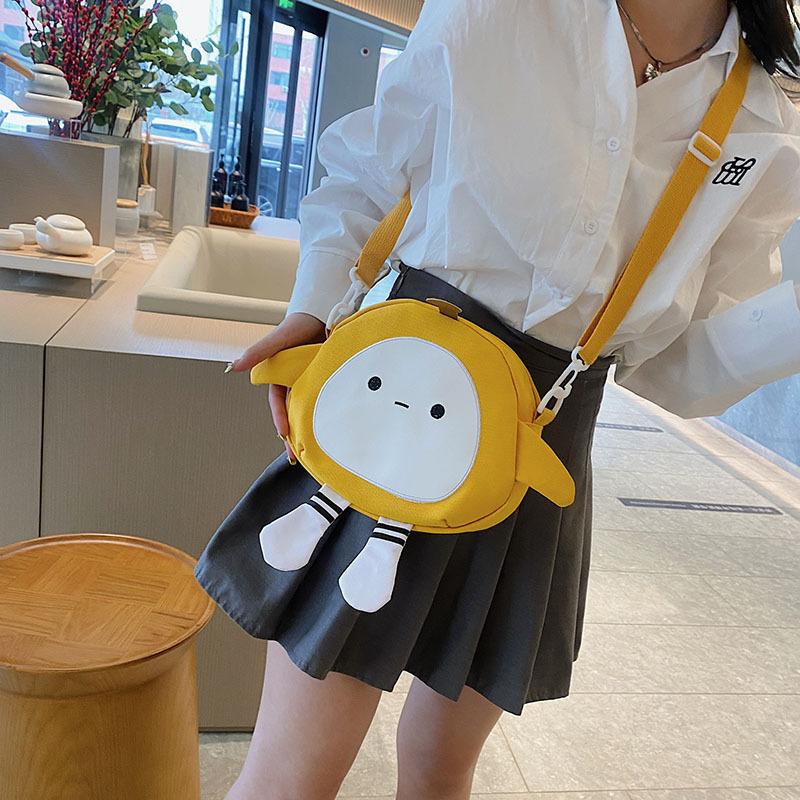 2023 New Egg Party Bookbag Cute Cartoon Pânză Geantă de umăr Fashion Rucsac pentru copii de înaltă calitate pentru școală pentru fete și băieți Cadouri pentru început