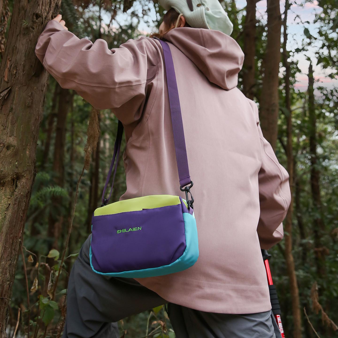 

Outdoor Dopamine Crossbody Bag for Women2026New large-capacity sports and leisure summer lightweight crossbody bag фіолетовий