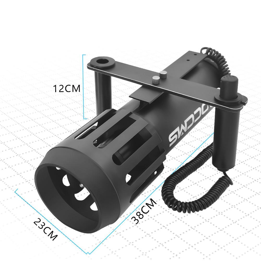 38 * 23 * 12cm SUP Paddle Thruster Electric Brushless Underwater Thruster Snorkeling Equipment Set