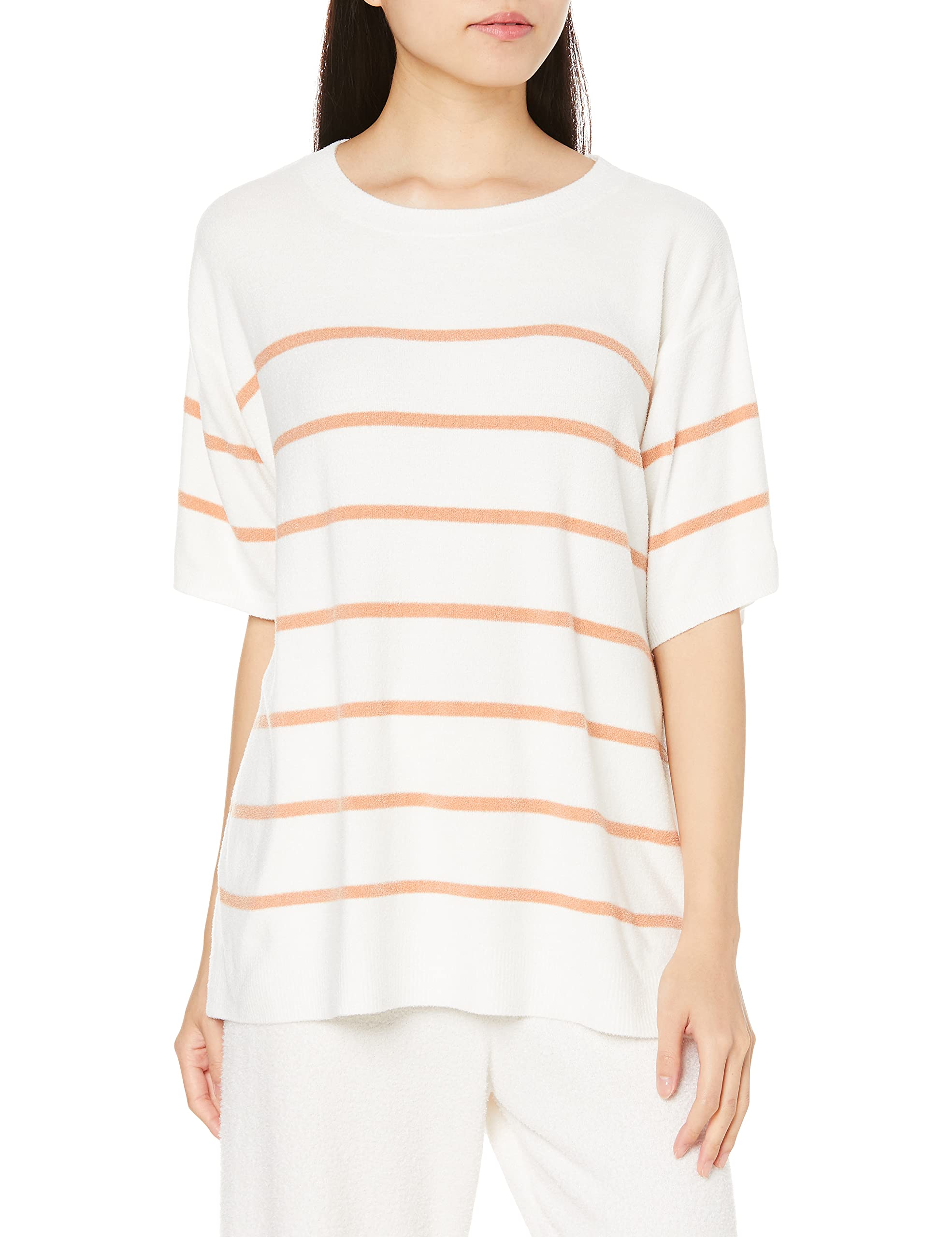 

Gelato Pique Smoothy Lite Naval Border Pullover PWNT212039 ORG F Women s помаранчевий