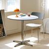 Homlly Yokii Bistro Coffee Table with Steel Frame
