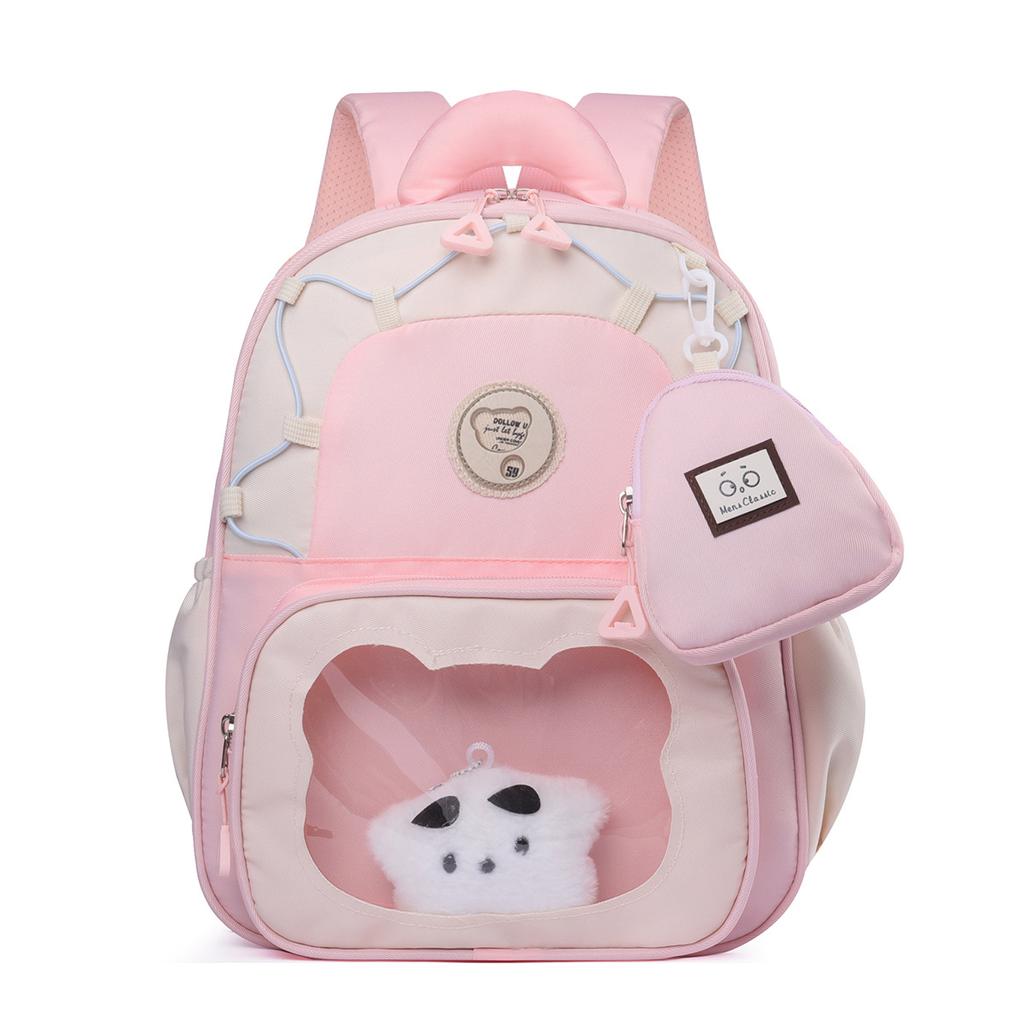 The Schoolbag Is Casual and Lightweight To Reduce the Burden. Middle and Large Class Children's Backpack Is Fashionable and Versatile. Grade 1