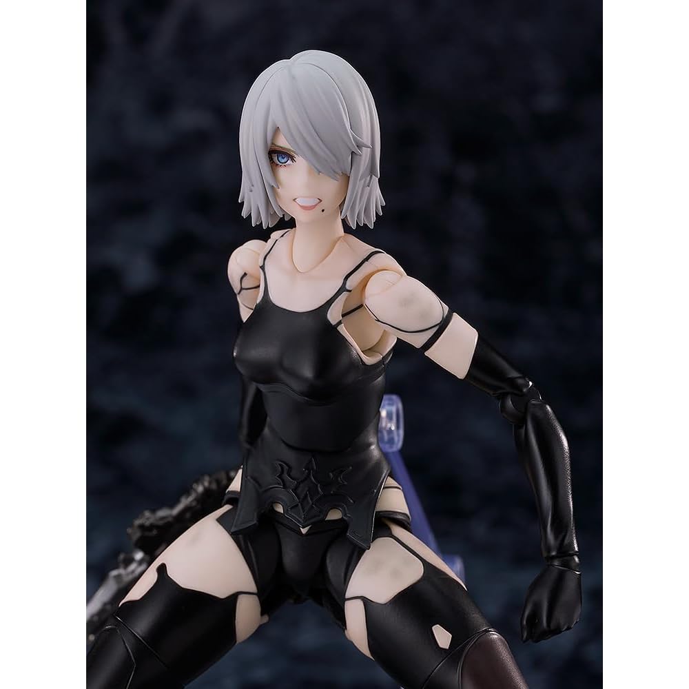 Figma NieR Automata A2 Non-Scale Painted Action Figure with Articulated Joints and Detailed Design