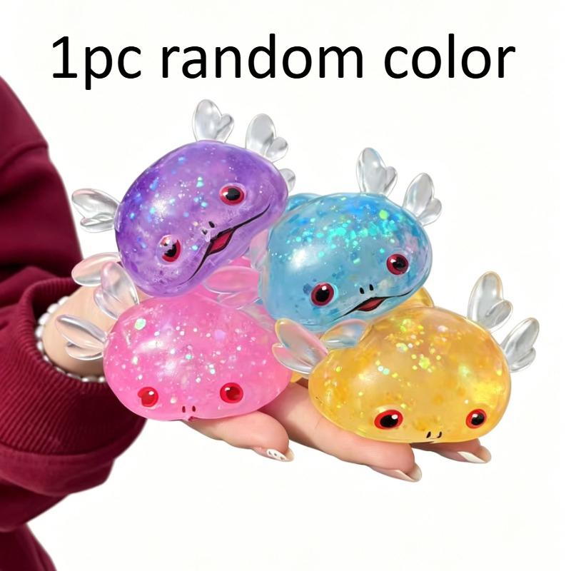 

Cute Axolotl Fidget Squishes Slow Rising Toy Salamander Maltose Squeeze Sensory Toy For Adults Stress Ball For Anxiety And Focus