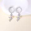 Dolphin Ear Buckle Women's Personality Car Flower Fashion High Sense Niche Temperament Women's Earrings