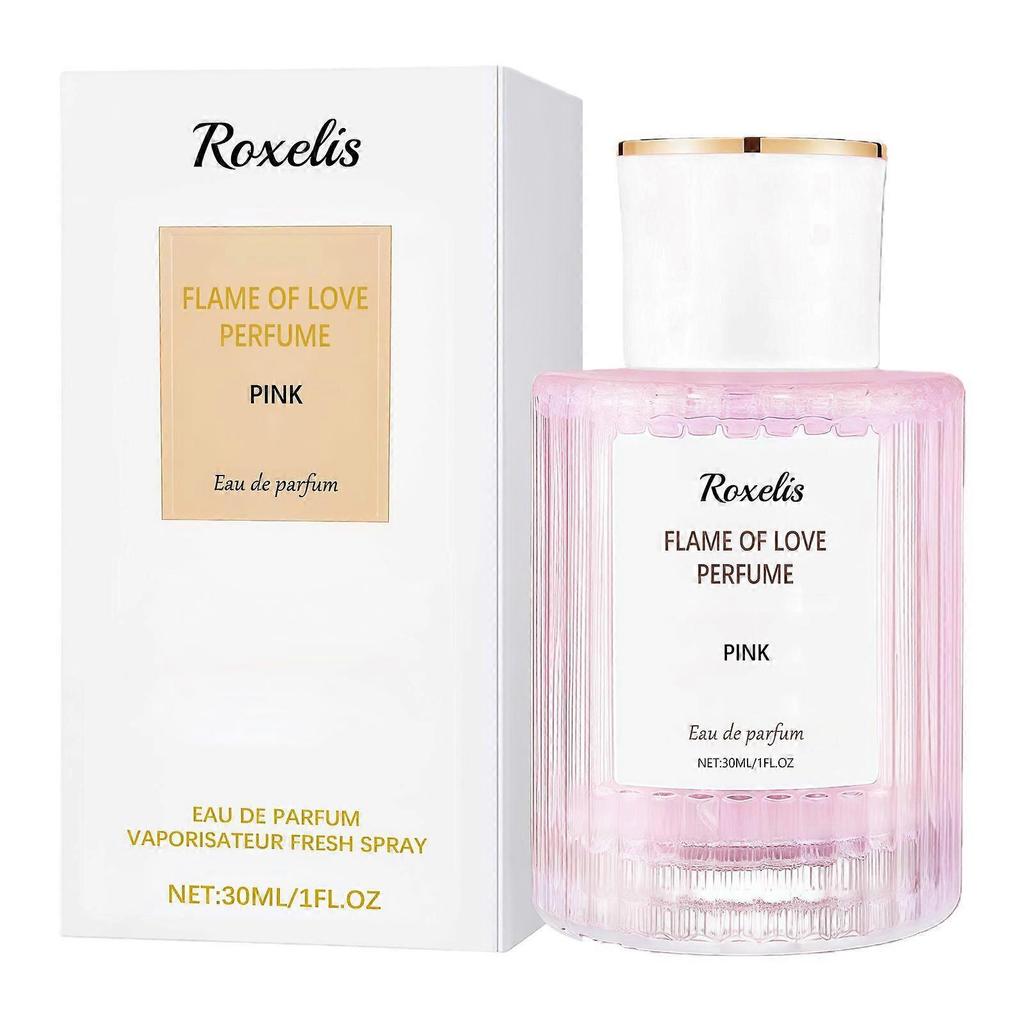 Roxelis Pink Women's Charming Eau De Toilette - Elegant, Light, Fresh, Natural, Long-Lasting, Everyday Commuter, Niche Perfume