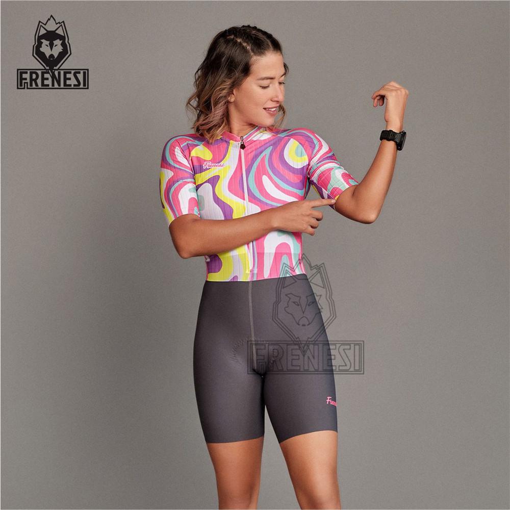 

FRENESI Short Sleeve Cycling & Triathlon Suit XS