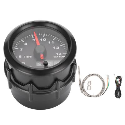 2in 52mm Abgastemperaturanzeige 7 Farben Auto Auto Digital LED EGT Meter mit Sensor