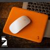 Am De Mas Tochigi Leather Mouse Pad, 200mm X 160mm, Genuine Leather, Made In Japan, Simple Design, Suede Back, MP-032, Camel