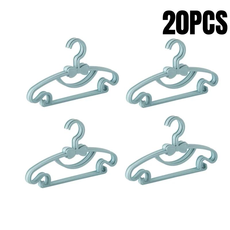5-50Pcs Baby Hangers Plastic  Clothes  Hanger for Nursery Children Hangers Toddler Infant Portable Coats  Rack Baby clothes Bra