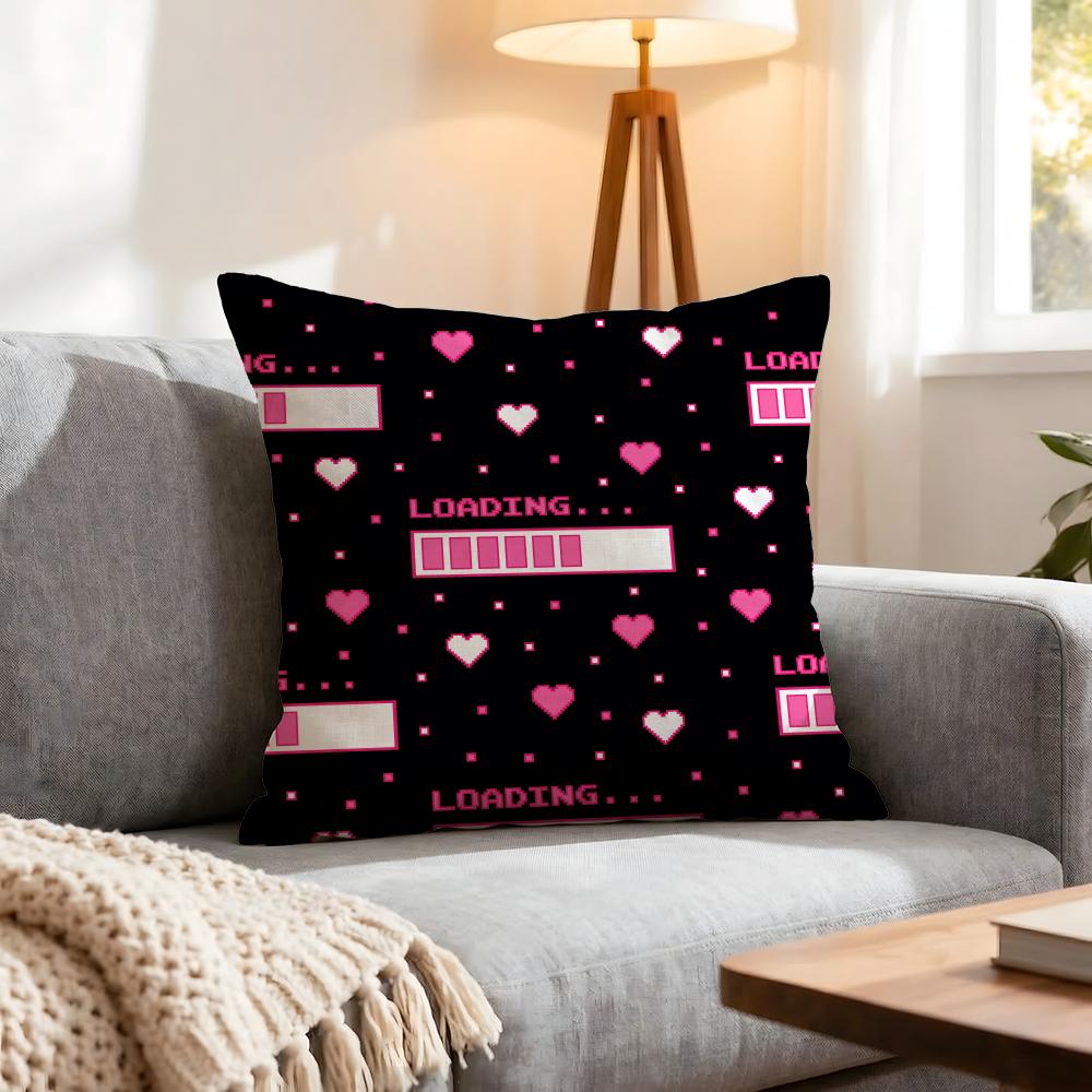 Holiday Valentine'S Day Cushion Cover 1Pcs Decorative Covers Soft Cushion Case For Sofa Couch Decor 40X40 45X45 Pillowcases