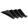 Universal 4 Wing Car Rear Bumper Lip Diffuser Splitter Spoiler Shark Fins For Chevrolet Chevy Camaro For Peugeot Nissan