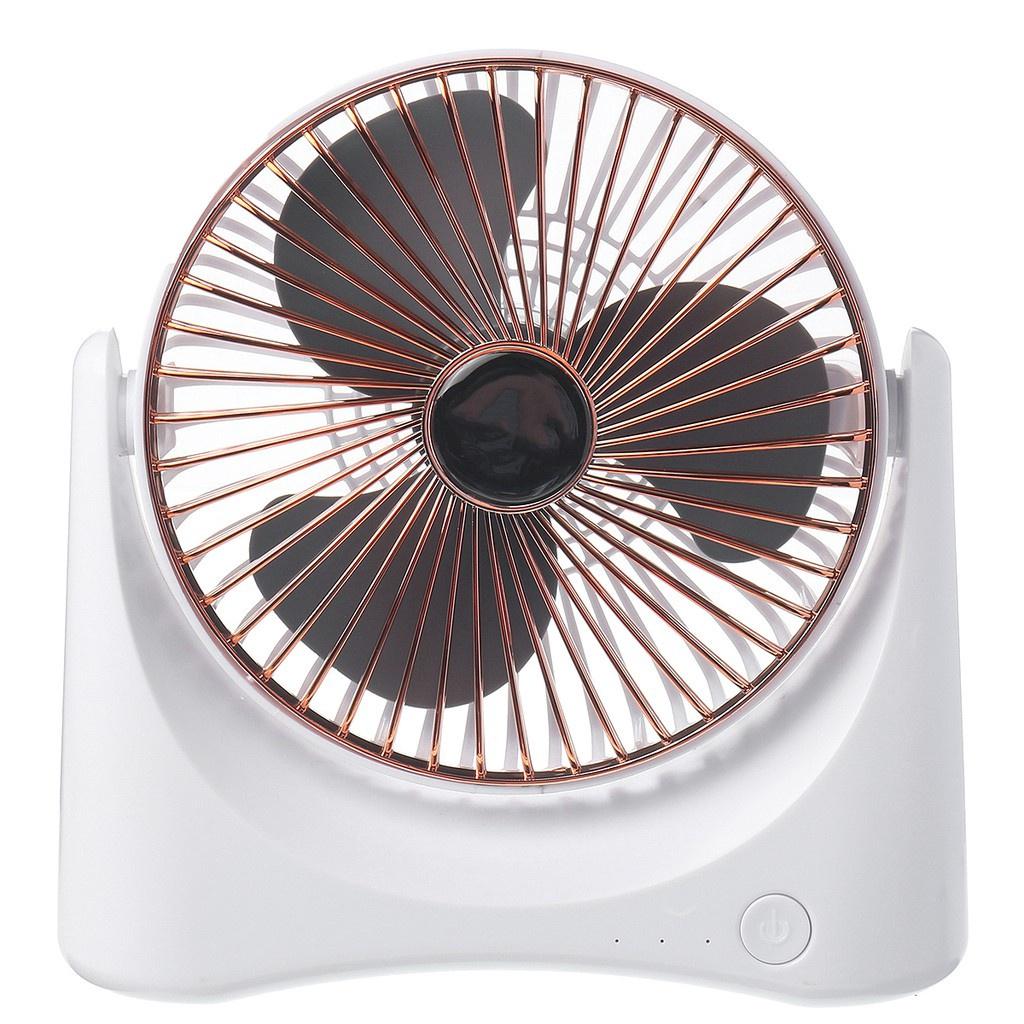 

Rechargeable 5 Speeds Electric Air Circulation Air Circulator Ventilation Fan USB Portable Cooler New золотой