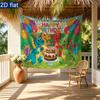 Cute Dinosaur Birthday Banner Backdrop, Cartoon Polyester Wall Decor for Kids Party