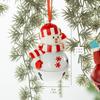 Cute Design Christmas Tree Hanging Bells Santa Claus Xmas Decor Cartoon Snowman Pendant  Festival