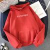 Letter Printing Sweatshirt Women Russian Alphabet Print Hoodie Harajuku Hoodie Warm Streetwear Couple Clothes