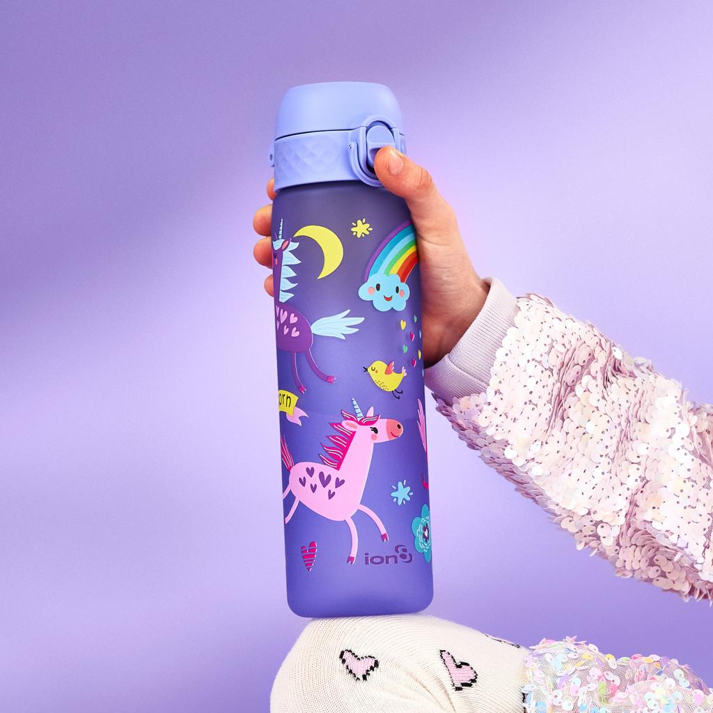 ION8 I8RF500PVUNIC Unicorns Bottle (Periwinkle)