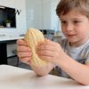 Hand Stress Reliever Simulated Peanut Squeeze Toy Relieving Shape Sensory Stretchy Fidget Anti-anxiety Relaxation